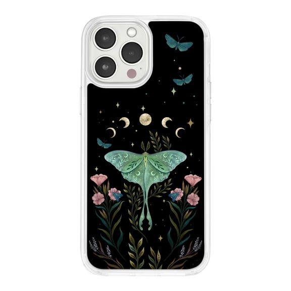 Episodic Drawing Enchanted Collection HD Mag-Safe Phone Case Compatible with iPhone 12 (Lunar Moths) by Affinity Bands