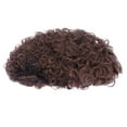 thumbnail image 1 of EeaseCA Short Curly Wavy Wig Women Synthetic Hair Wig Exquisite Elastic Net Wig Cover for Ladies (Brown), 1 of 8