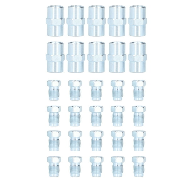 Oubit Brake Line Connector,Brake Line Fittings Union Brake Line Fittings Assortment Brake Line Screw Connection World-Class Design