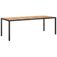 thumbnail image 2 of vidaXL Table All Weather Wicker Outdoor Furniture Patio table Poly Rattan, 2 of 12