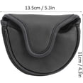 thumbnail image 2 of ZOUSSIQI Putter Cover Mallet with Strong Magnetic Closure Golf Putter Protection Covers Headcover Semicircle PU Leather Guard Waterproof Accessory CA919-53471, 2 of 8