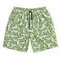 thumbnail image 3 of Uemuo Cute Crocodile Pattern Men's Swim Trunks Hawaiian Beach Bathing Suit Swimsuits Beach Quick-Dry Shorts with Pockets-XX-Large, 3 of 9