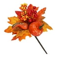 thumbnail image 2 of Hojas de arce artificiales de plástico, con de calabaza, manualidades, decoración de Halloween, de Acción de Gracias, c Soledad Hojas de arce, 2 of 7
