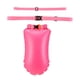 thumbnail image 5 of Boya de natación de seguridad Flotador para natación en aguas abiertas Bolsa de aire de almacenamiento impermeable Ultraligero Rosa Roja 55cmx38cm, 5 of 9