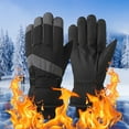 thumbnail image 6 of Nkmbld Winter Thermal Gloves for Men Women, Waterproof Windproof Ski Gloves with Touch Screen Fingers Thermal Glove for Running Riding Cycling Driving, 6 of 8