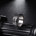 thumbnail image 2 of YAZI Stainless Steel Spinner Rings Fidget Band Rings Moon Star Flower Butterfly Anxiety Rings for Women Men, 2 of 13