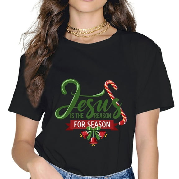 Jesus Is The Reason For The Season Funny Christmas PJs Gifts T-Shirt