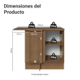 thumbnail image 2 of Gabinete Bajo Cocina Madesa Vik 102cm Con Encimera MG 01, 2 of 10