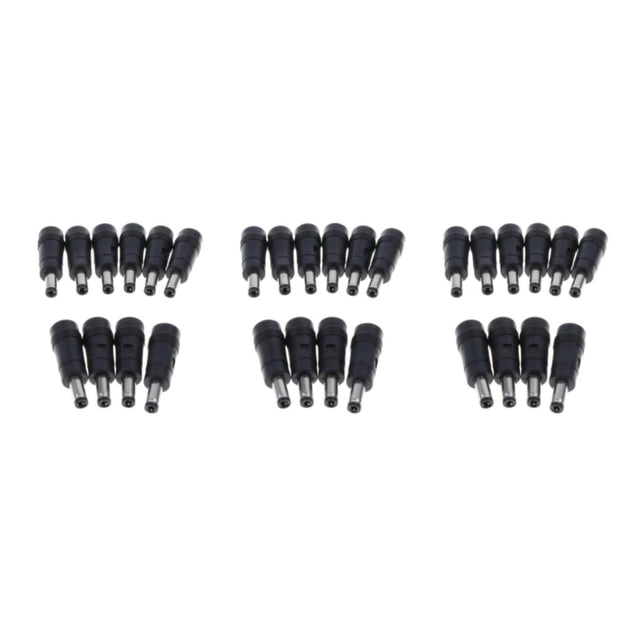 Sidaley 10 Packs DC 4.0x1.7mm Female to 5.5x2.1mm Sockets Power Adapter Male Jack Type1
