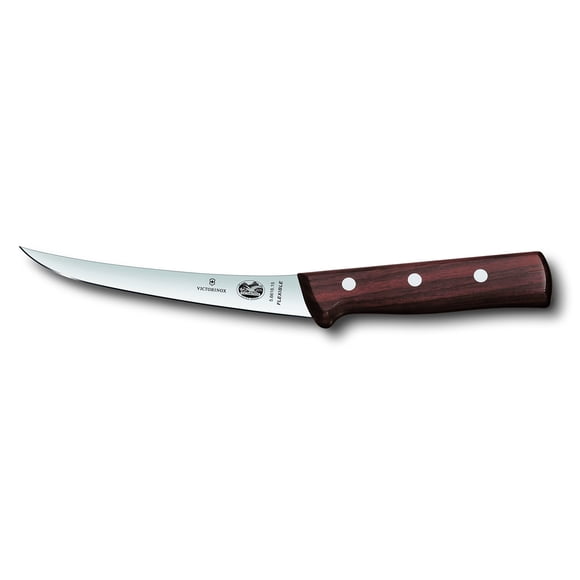 Cuchillo deshuesador Victorinox Rosewood de 15 cm con hoja flexible