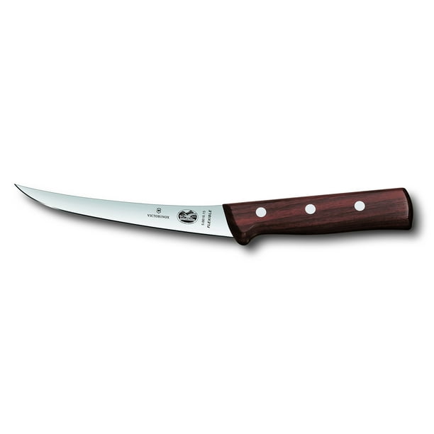 Cuchillo deshuesador Victorinox Rosewood de 15 cm con hoja flexible