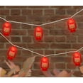thumbnail image 4 of Guirnalda de luces rojas, 3m, 20 minilámparas de queroseno retro para interior, 4 of 5