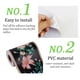 thumbnail image 4 of Bordes de papel tapiz autoadhesivo de patrón de lirio negro y verde de Unique Bargains, resistentes al agua, 4 of 7