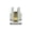 1-1/4" Nylon Finish with Brass Wheel, variant on WRS 1-1/4" Sliding Window Roller Assembly - Brass Roller