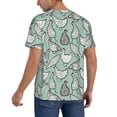 thumbnail image 2 of Hirioo Retro Rooster4 for Men's Baseball T-shirt Shirts Short Sleeve Casual Summer Button Stretch T Shirts,Size S-4XL-X-Large, 2 of 7