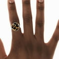 thumbnail image 4 of PhooArto Dragonfly Golden Patterns Stainless Steel Rings for Women, Open Adjustable Ring Promise Ring Jewelry Gifts, 4 of 5