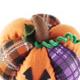 thumbnail image 6 of Plush Pumpkin Decoration - Halloween, Harvest Centerpiece - 6" Jack O Lantern, 6 of 6