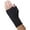 Black, variant on Sigvaris Specialty 561 Secure 15-20 mmHg Lymphedema Compression Gauntlet Cocoa Large