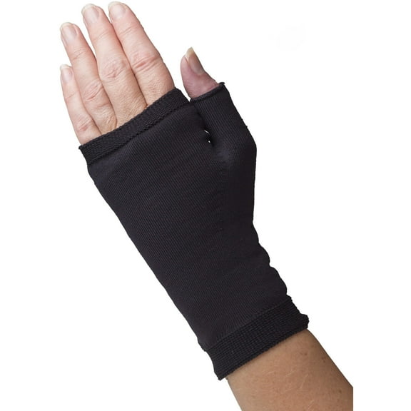 Sigvaris Specialty 562 Secure Lymphedema 20-30 mmHg Compression Gauntlet Black Small