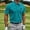 Blue A, variant on Fnnxeal Mens Polo Shirts Casual Summer Golf Graphic Short Sleeve Collared Polo Black Shirts for Men Size 2XL