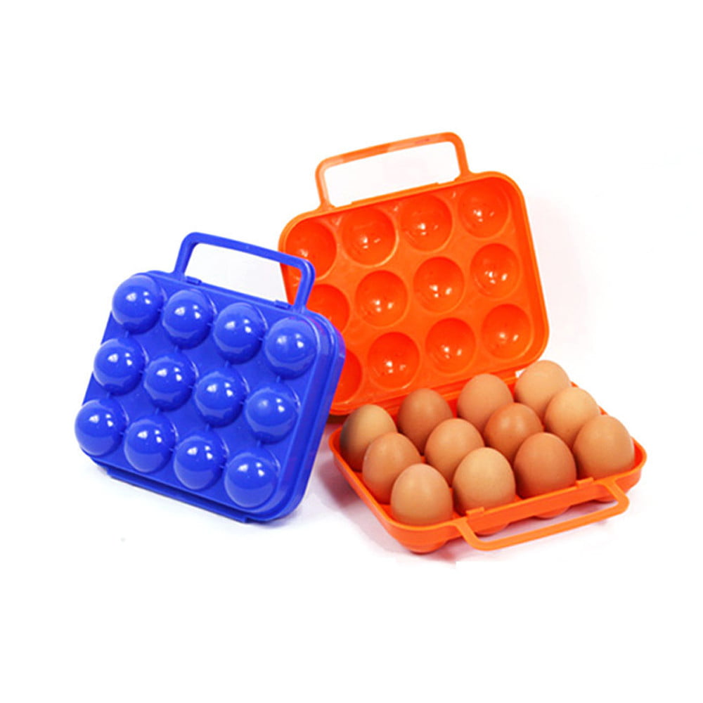 Eggs Box Case Plastic Portable Carry Case Storage Tray Holder Container Box 8/12 