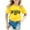 Yellow, variant on Big Girl Shirts 2-3 Years Summer Tops Short Sleeve T-Shirt Pulloverr Clothes School Clothes for Girls Black