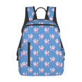thumbnail image 1 of Disketp Cute Poodle Dog Mochila Ligera e Impermeable, Mochila de Día Resistente para Viajes, Senderismo y Uso Diario para Hombre y Mujer, 1 of 7