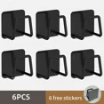 thumbnail image 1 of Soporte de esponja de cocina autoadhesivo, esponjas para fregadero, estante de secado de drenaje, ganchos de pared, organizador de bolas de alambre, almacenamiento para el baño, 1/6 Uds., 1 of 5