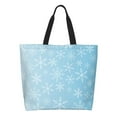 thumbnail image 1 of Easygdp Snowflake Snowing Bolsas Tote para Mujer, Bolsos de Hombro para Viaje, Bolsos de Mano de Gran Capacidad para Compras y Trabajo, 1 of 8