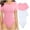 Pink White, variant on Women's 2 Piece Bodysuits Sexy Ribbed One Piece Short Sleeve Tops Bodysuits