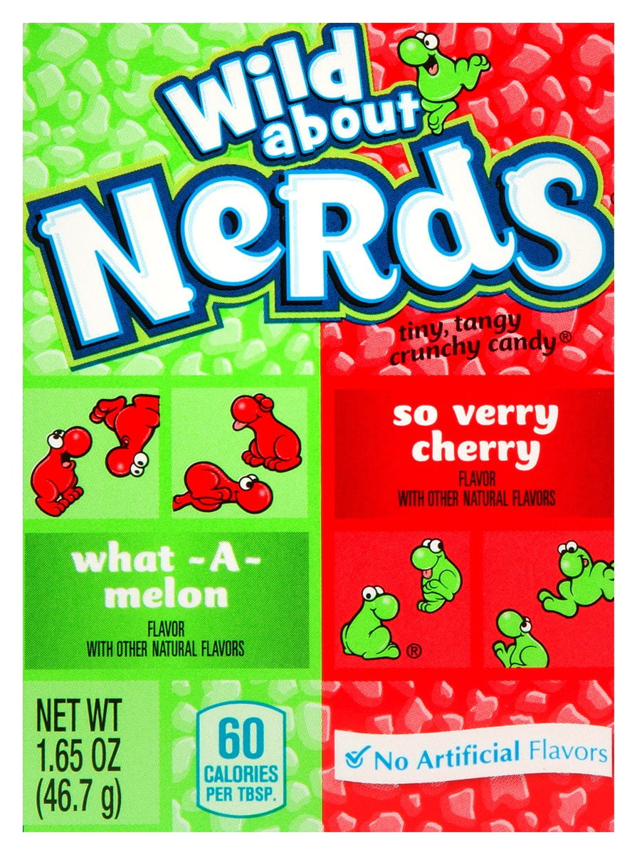 Nerds Watermelon and Wild Cherry Candy, 1.65Ounce (Pack of 36)