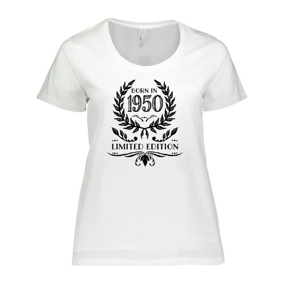 Inktastic Born in 1950 Limited Edition Women's Plus Size T-Shirt