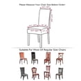 thumbnail image 3 of DJN Clearance Sofa Cover Chair Slipcover Stretch Printed Patterns Dining Chair Set Of Chair Protector For Dining Room Furniture Protector For Restaurant Hotel Cerem Plastic White One Size, 3 of 9