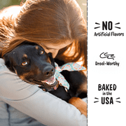 Three Dog Bakery Cheezie Yips Crunchy Cheese Cracker Dog Treats, 9 oz