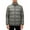 Gray Jacket for Men, variant on Mrmaere Men's Stand Collar Puffer Jacket Horizontal Quilted Elastic Cuff Warm Outerwear for Daily & Cold-Weather Wear Black L
