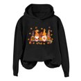 thumbnail image 1 of WEAIXIMIUNG Sweatshirts Maman pour Femmes Brodé Hoodie Graphique de l'Action de Grâce pour Femmes Pull Décontracté Confortable Mode Automne, 1 of 3