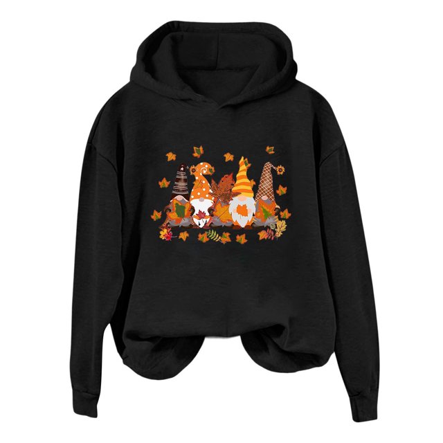WEAIXIMIUNG Sweatshirts Maman pour Femmes Brodé Hoodie Graphique de l'Action de Grâce pour Femmes Pull Décontracté Confortable Mode Automne