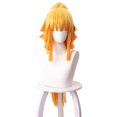 thumbnail image 5 of Peluca JAMW Ghost Slayer Blade My Wife Shanyi Mingzhu Gradiente Amarillo Garra Larga Pelo Sintético Sencillez, 5 of 5
