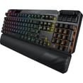 thumbnail image 2 of ASUS ROG Claymore II - Keyboard - backlit - wireless - USB, 2.4 GHz - US - key switch: ROG RX RED optical mechanical - black, 2 of 22
