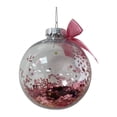 thumbnail image 2 of Esfera Decorativa Hello Kitty Rosa con Brillantina de 10cm, 2 of 4