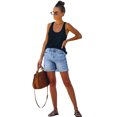 thumbnail image 5 of LYMAYTER High Waisted Jean Shorts for Women Stretchy Denim Shorts Ripped Cowboy Shorts S-2XL, 5 of 6