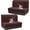 Dark coffee, variant on Stretch Camper Cushions Cover Rv Dinette Couch Cover Washable Elastic Sofa Slipcover for RV Camper Bench Backrest Cushion Covers(1 Set,Jade white)