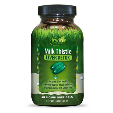 Irwin Naturals Milk Thistle Liver Detox - 56 Liquid Soft-Gels