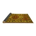 thumbnail image 2 of Ahgly Company Indoor Square Persian Yellow Traditional Area Rugs, 4' Square, 2 of 4