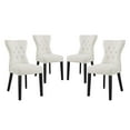 thumbnail image 2 of Modway Silhouette Fabric Upholstered Dining Side Chair, Set of 4, Multiple Colors, 2 of 5