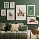 thumbnail image 3 of Juego de pared de galería de Navidad, carteles de invierno de trineo de Casa de coche rojo, arte de pared, impresiones en lienzo, imágenes, decoración del hogar de vacaciones, 3 of 4