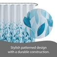 thumbnail image 5 of Creative Home Ideas Blue Ombre Polyester Shower Curtain, 70" x 72" (13 Piece), 5 of 10