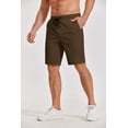 thumbnail image 5 of COOFANDY Mens Casual Shorts Cotton Elastic Waist Drawstring Shorts Lightweight Summer Beach Shorts, 5 of 9