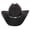 Black, variant on Quality Suede Maverick Cowboy Hat (Men)