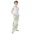thumbnail image 4 of FORMRS Kids Pajama Pants with Pockets Size 13-14Y Boys Lounge Sleep Bottoms, Gray Marble Pattern, 4 of 8